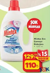 MİNTAX SIVI ÇAMAŞIR DETERJANI 1690 ML